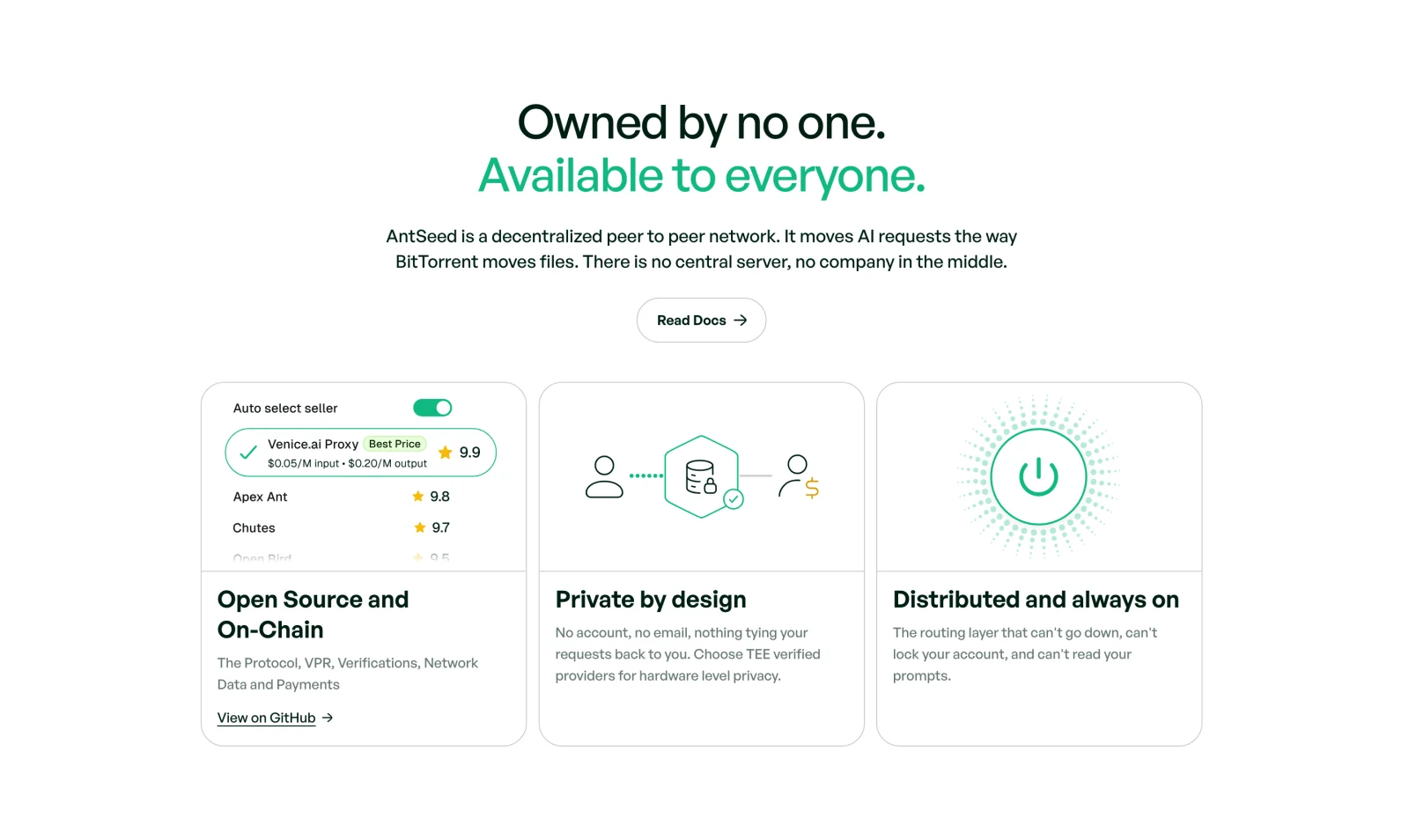 AntSeed site · owned by no one