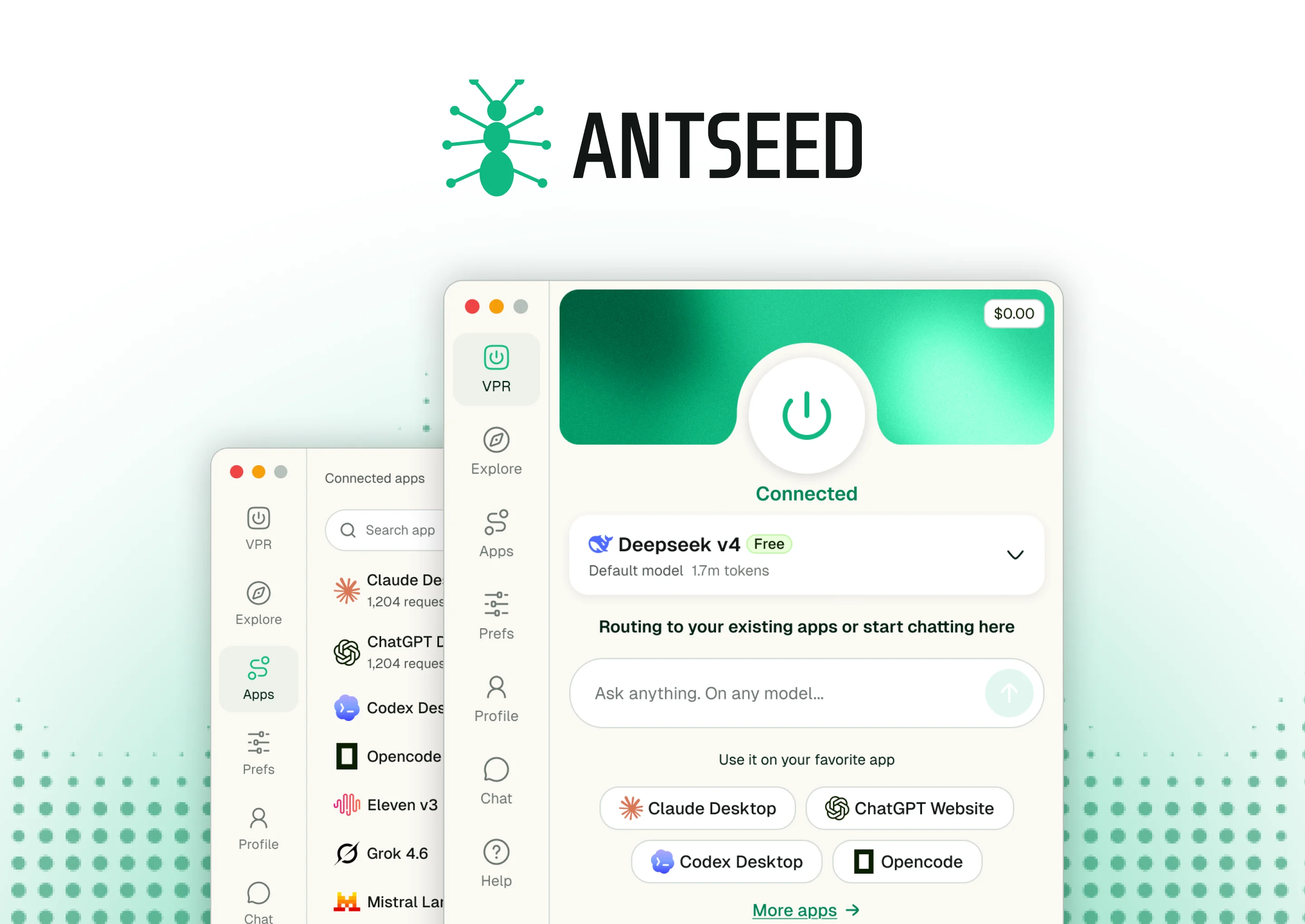 AntSeed open market for AI inference